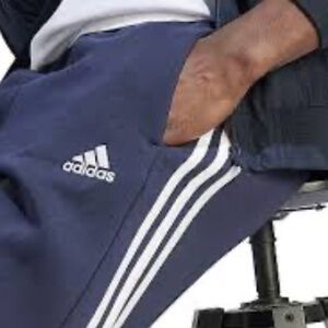 Adidas Essentials 3-Stripes Pants, S, Collegiate Navy and White